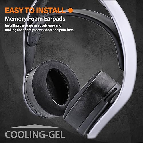Miniatura 5 de Almohadillas de repuesto para auriculares PS5 para Playstation 5 Pulse 3D PS5 - Almohadillas para orejas PS5  almohadillas para orejas (gel de