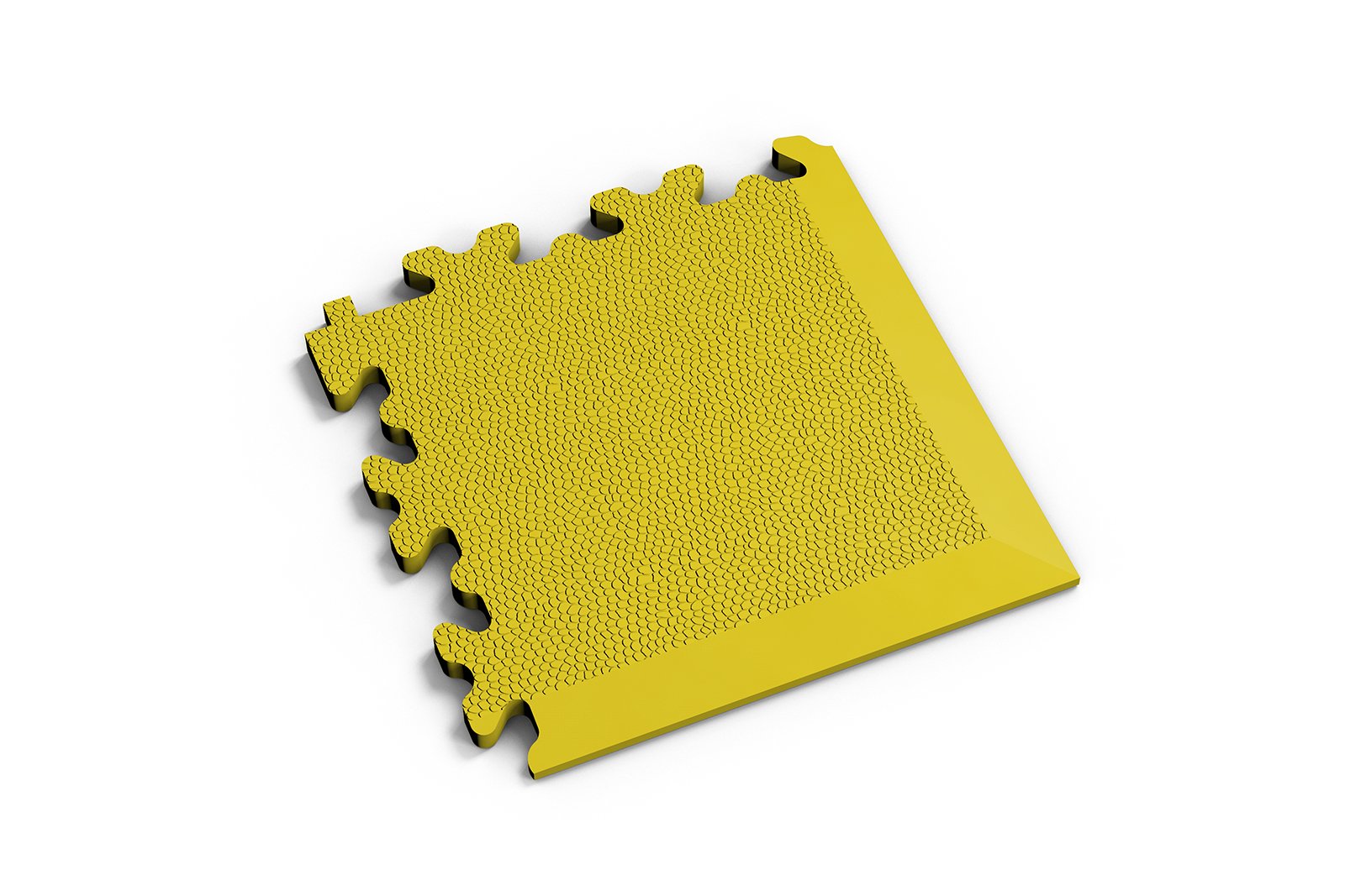 Fortelock Baldosas de esquina de vinilo PVC 2026 cuero (amarillo)
