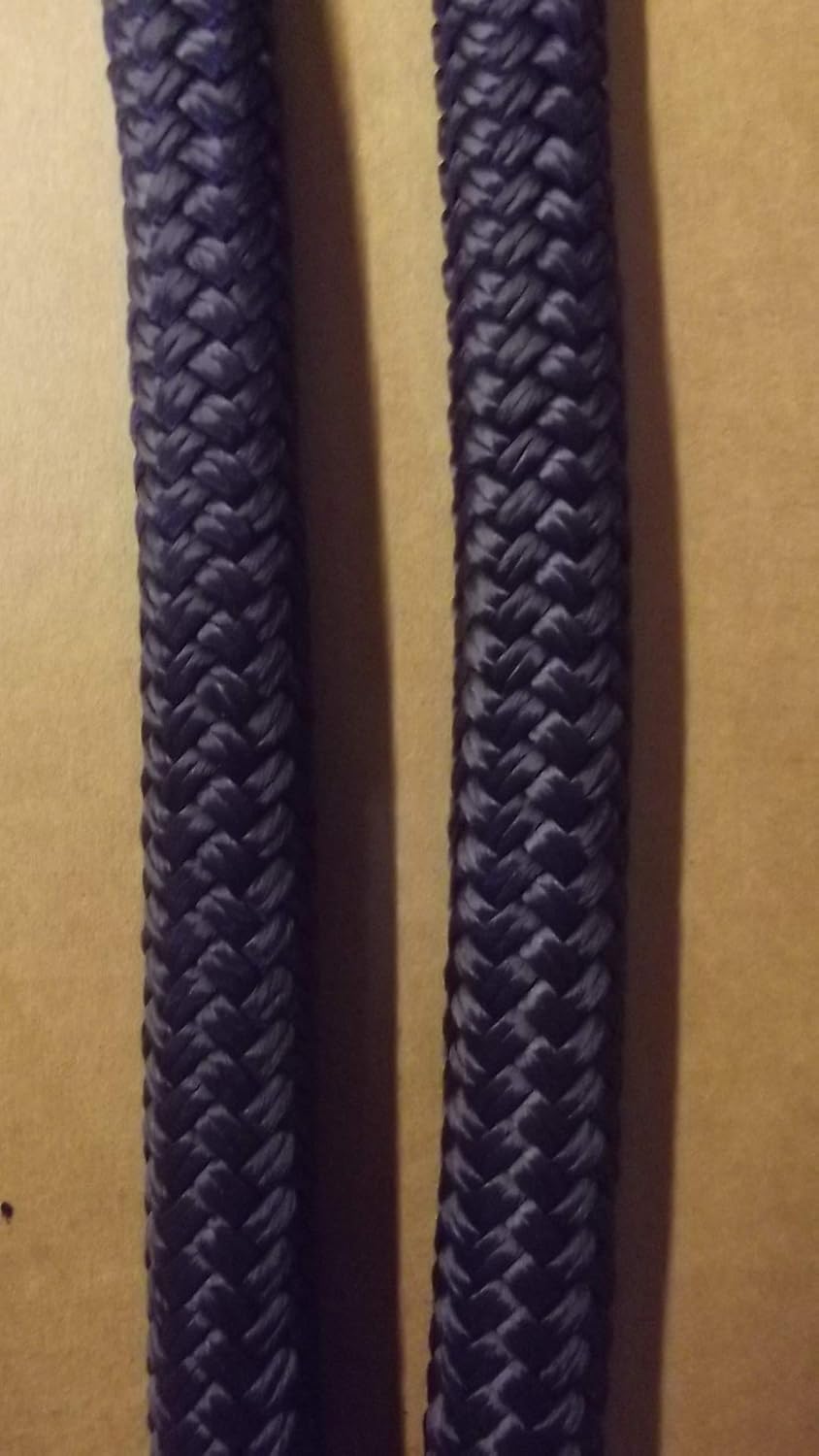 3/4" x 15' Double Braid Dock Line, Navy