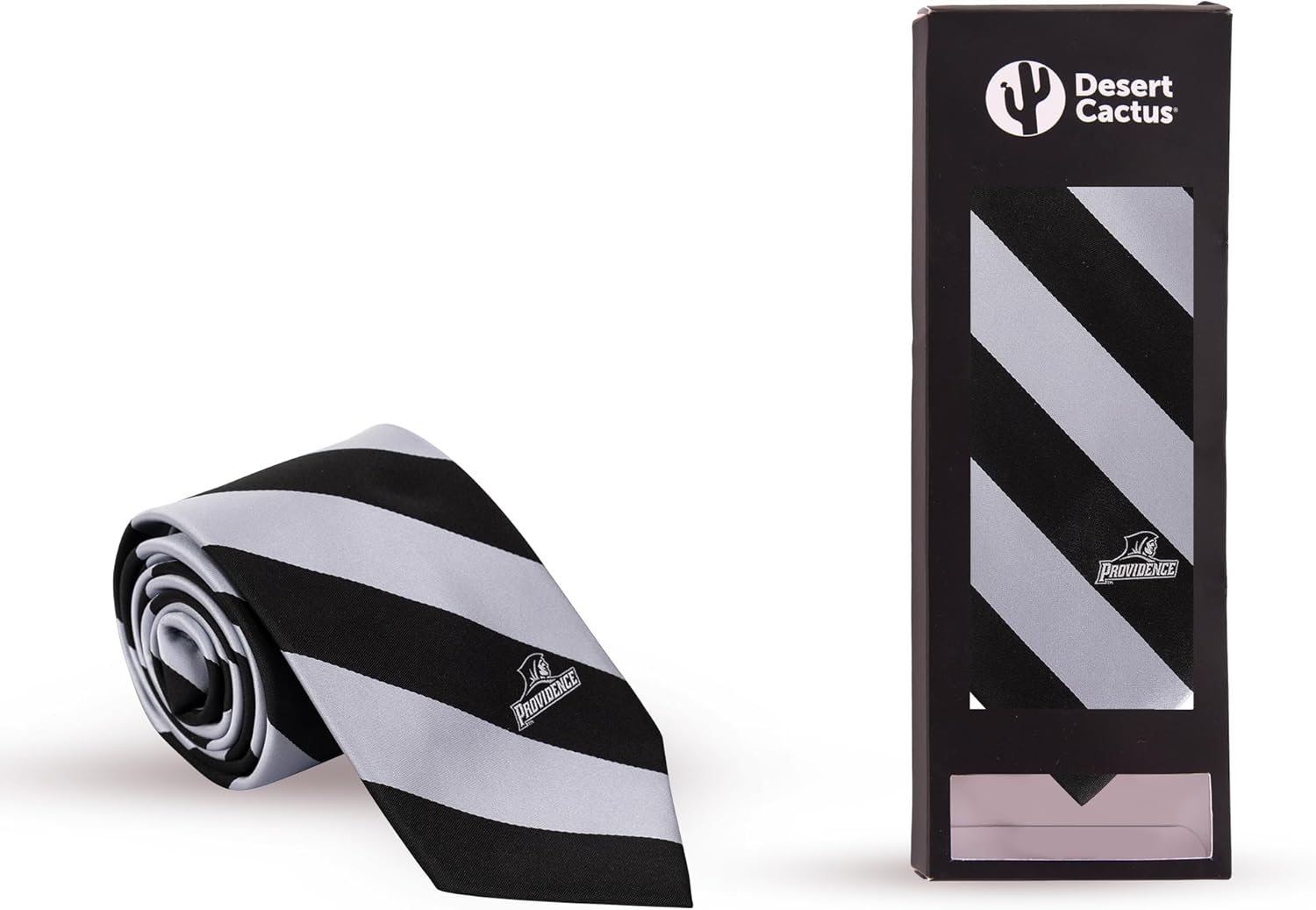 Desert Cactus Providence College Neck Tie PC Friars 100% Polyester Necktie with Logo, Officially Licensed (Style A) - Image 4