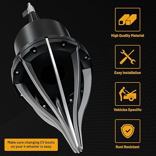 Miniatura 4 de Herramienta de instalación neumática de arranque de junta CV, herramienta universal de extracción de eje CV, herramienta de arranque CV compatible