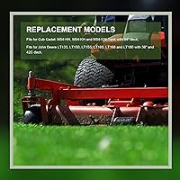 Vista 7 de M126536 Correa de transmisión de cubierta de cortacésped 1/2 "x 114" para John-Deere LT133 LT150 LT155 LT160 LT166 y LT180 38" 42C Deck Cub Cadet