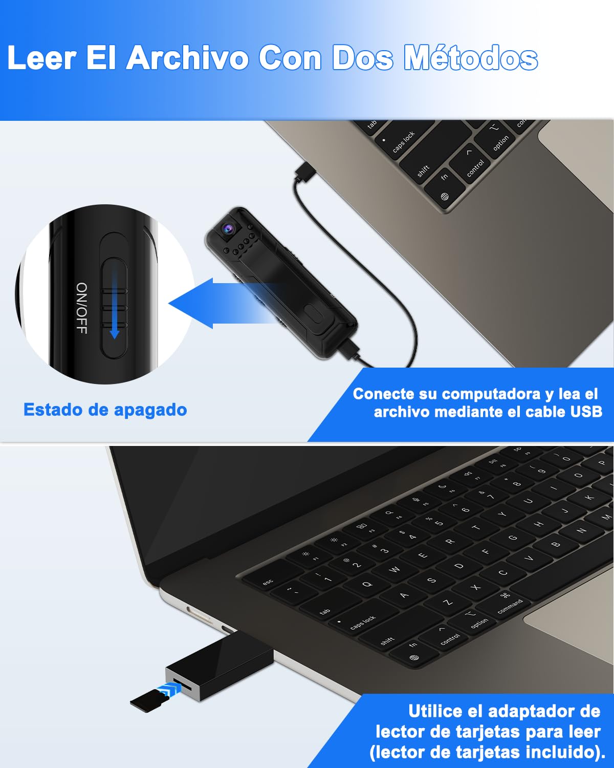 Bextgoo Body CAM, 1080P Mini Camara Espia Sin WiFi con Tarjeta TF de 32 GB, 8-10 Horas de Autonomía, Objetivo Giratorio de 180°, Cámara Corporal para Ciclismo/Viaje/Deporte al Aire Libre