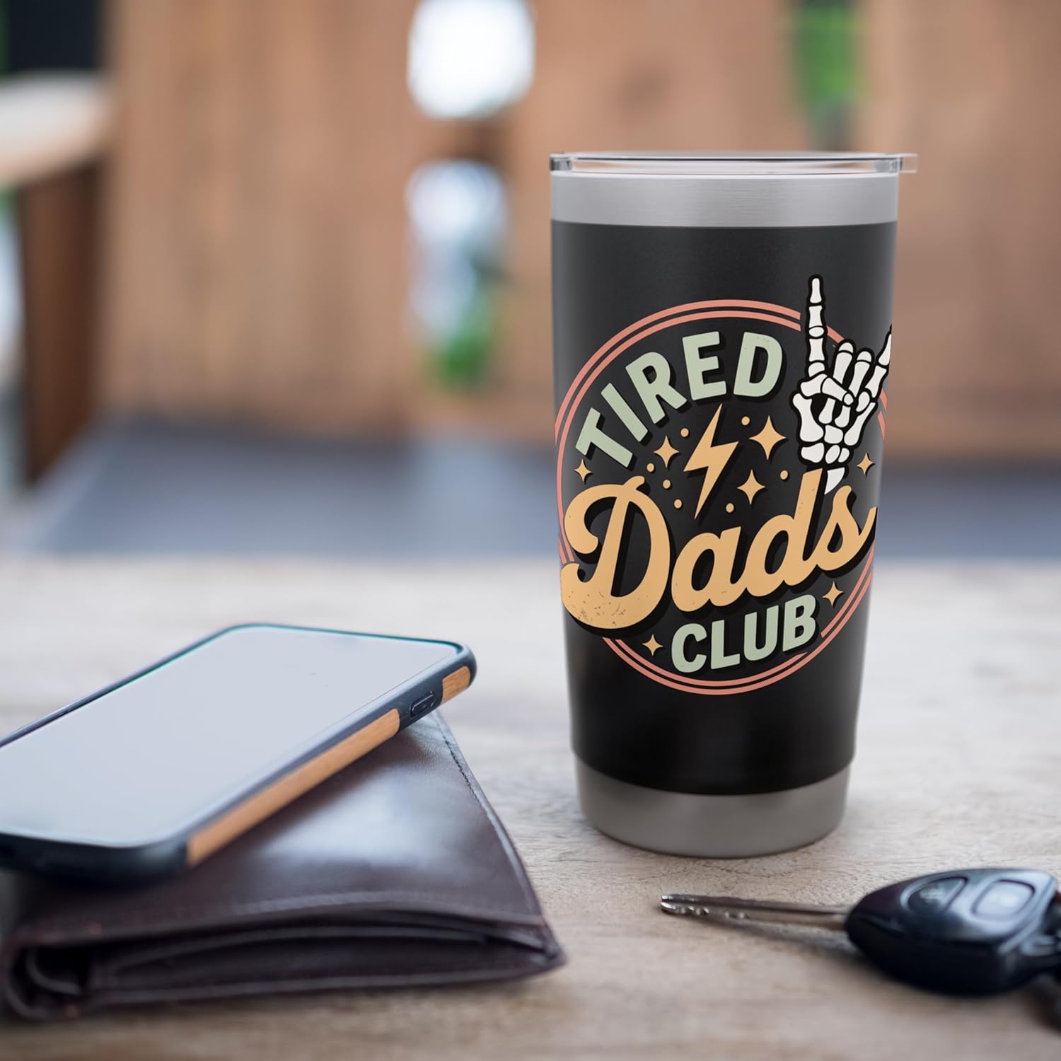 Tired Dads Club Stainless Steel Insulated Tumbler - Image 7