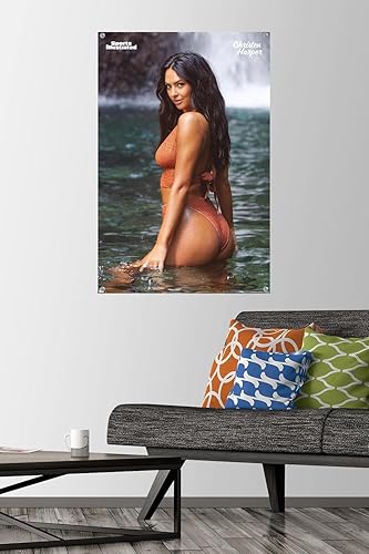Miniatura 2 de Trends International Sports Illustrated Swimsuit Edition - Póster de pared Christen Harper 23, 22.375 x 34 pulgadas, paquete de póster premium y