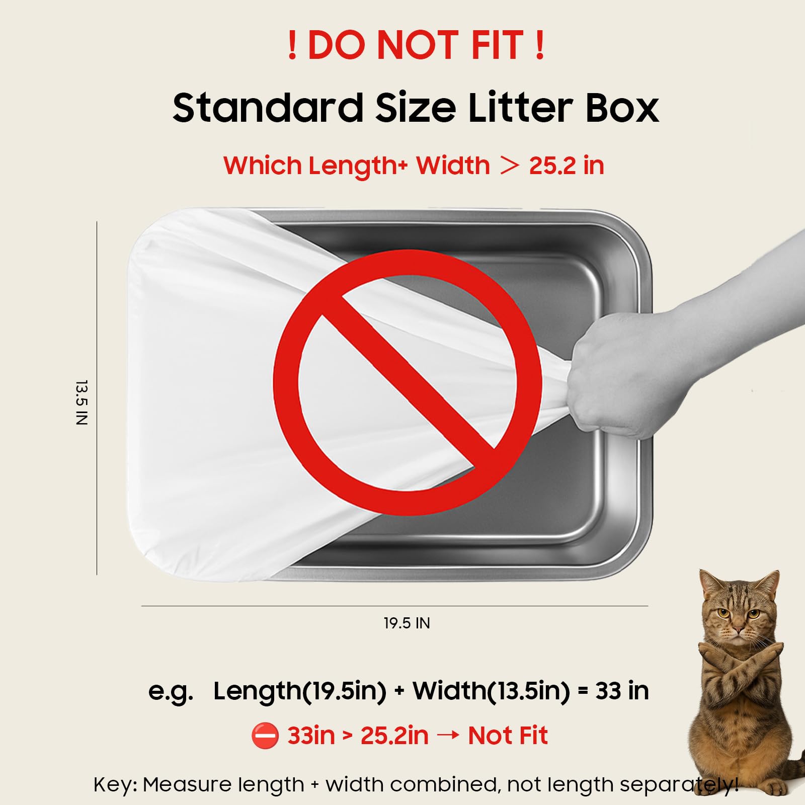 120 Tidy Draw-Pack Cat Litter Box Robot 5/4/3 Waste Bags Automatic Litter Box Bags, Tear-free, Sensor-compatible, Thick Heavy Duty Cat Litter Box Liner Bags 25.2 x 15.7 IN - image 7
