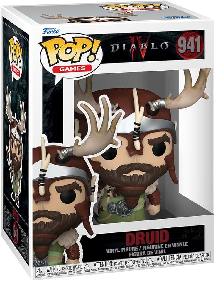 Funko POP! Games: Diablo 4- Druid - Collectable Vinyl Figure - Gift Idea - Official Merchandise - for Kids &amp; Adults - Video Games Fans - Model Figure for Collectors and Display