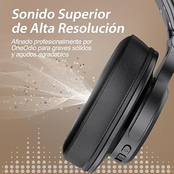 OneOdio A70 Bluetooth Over-Ear Headphones with Hi-Res Cable for Studio DJ