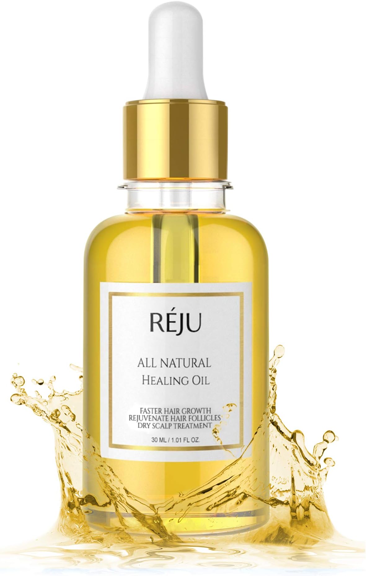 Natural Hair Growth Oil - Hair Growth Serum, Hair Loss Thinning Treatment Oil (1.01 FL Oz)