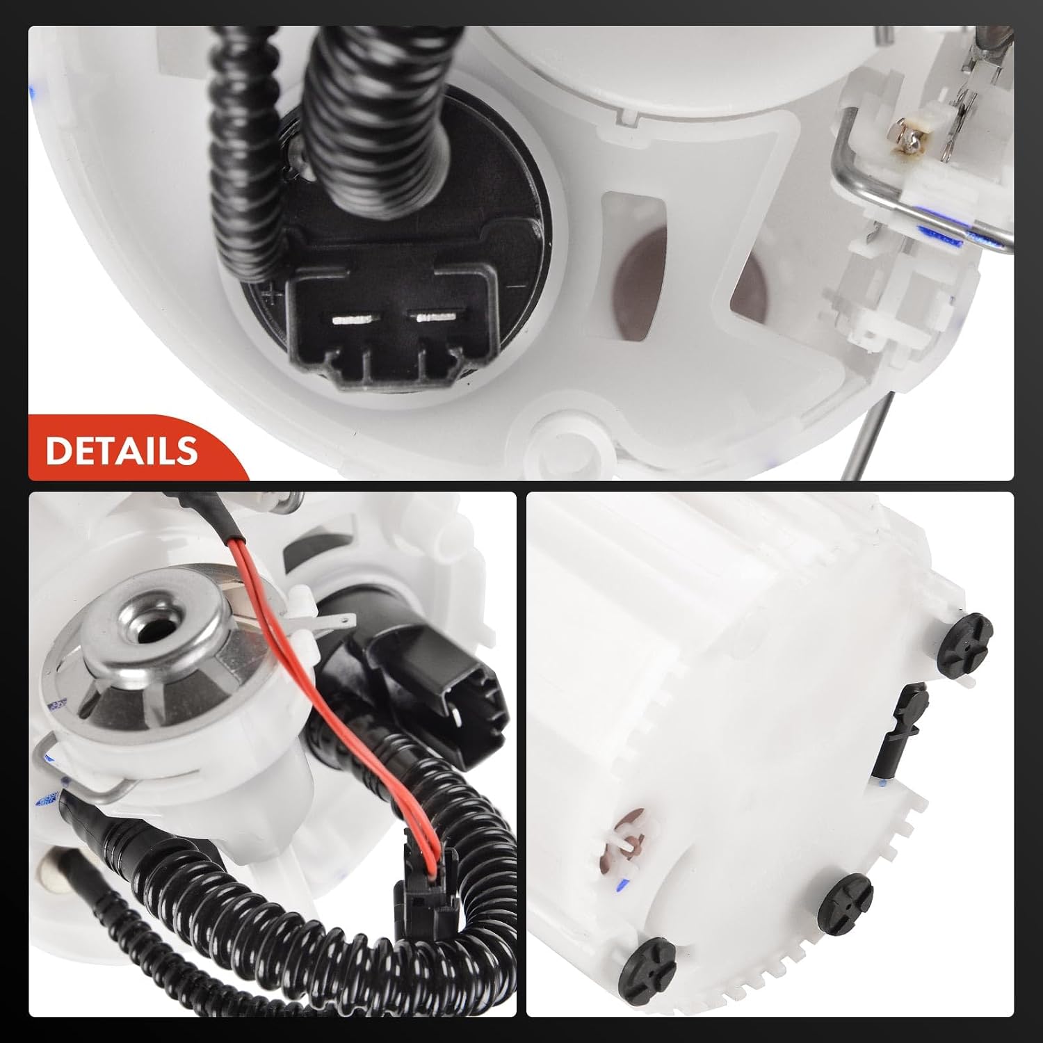 A-Premium Electric Fuel Pump Module Assembly with Sending Unit Compatible with Volvo S60 V70 2001 2002 2003 2004 L5 2.4L Gas, with Steel Tank