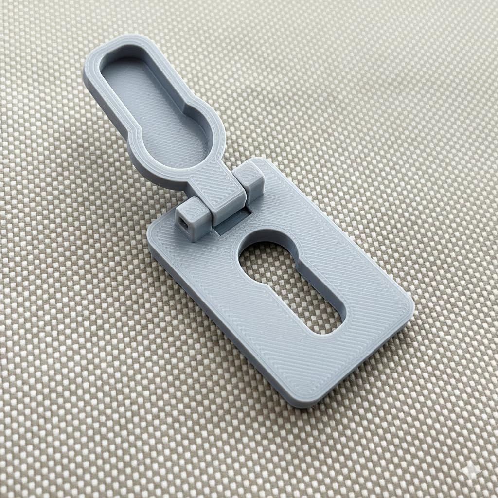Decoralin 2Pack Keyhole Cover, Plastic Keyhole Protector, Draught Excluder, Dustproof, Draughtproof, Privacy Lock Cover - Image 4