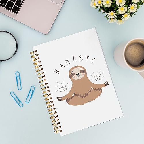Miniatura 4 de VNWEK Namaste - Cuaderno de perezoso  Regalos de perezosos para mujeres y niñas, regalos Namaste para mujeres, regalos para amantes del yoga,