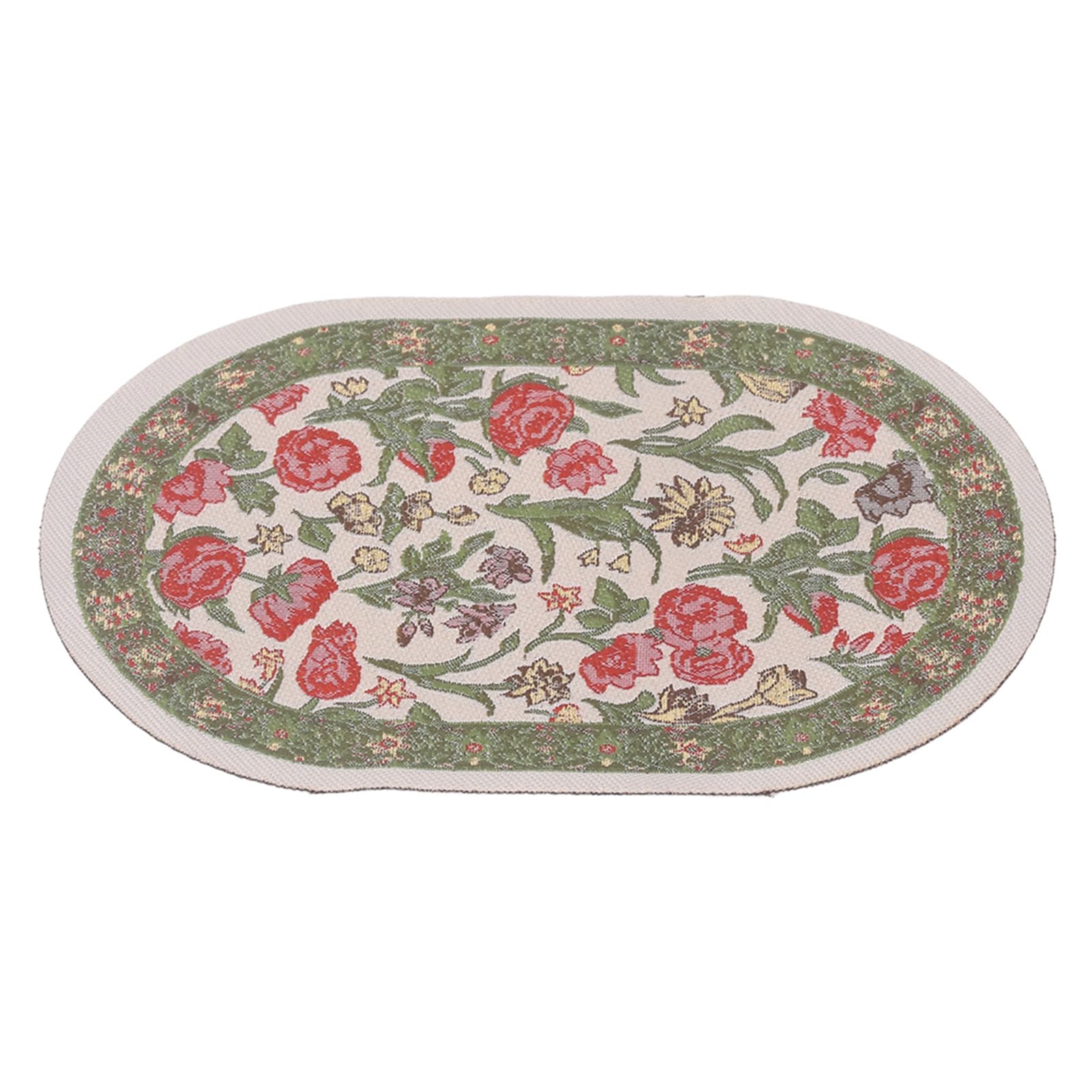 de maison de poupée Tapis tissé miniature Yeux de Perse Accessoires de poupée