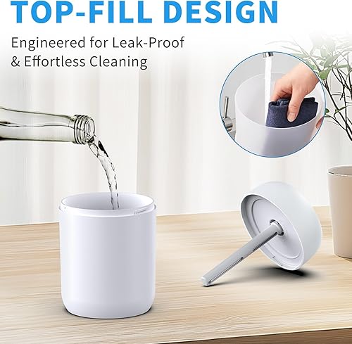 Miniatura 5 de SZO Humidificadores de luces nocturnas para dormitorio, recargable por USB, luces LED para dormitorio, 4 modos de luz nocturna portátil,