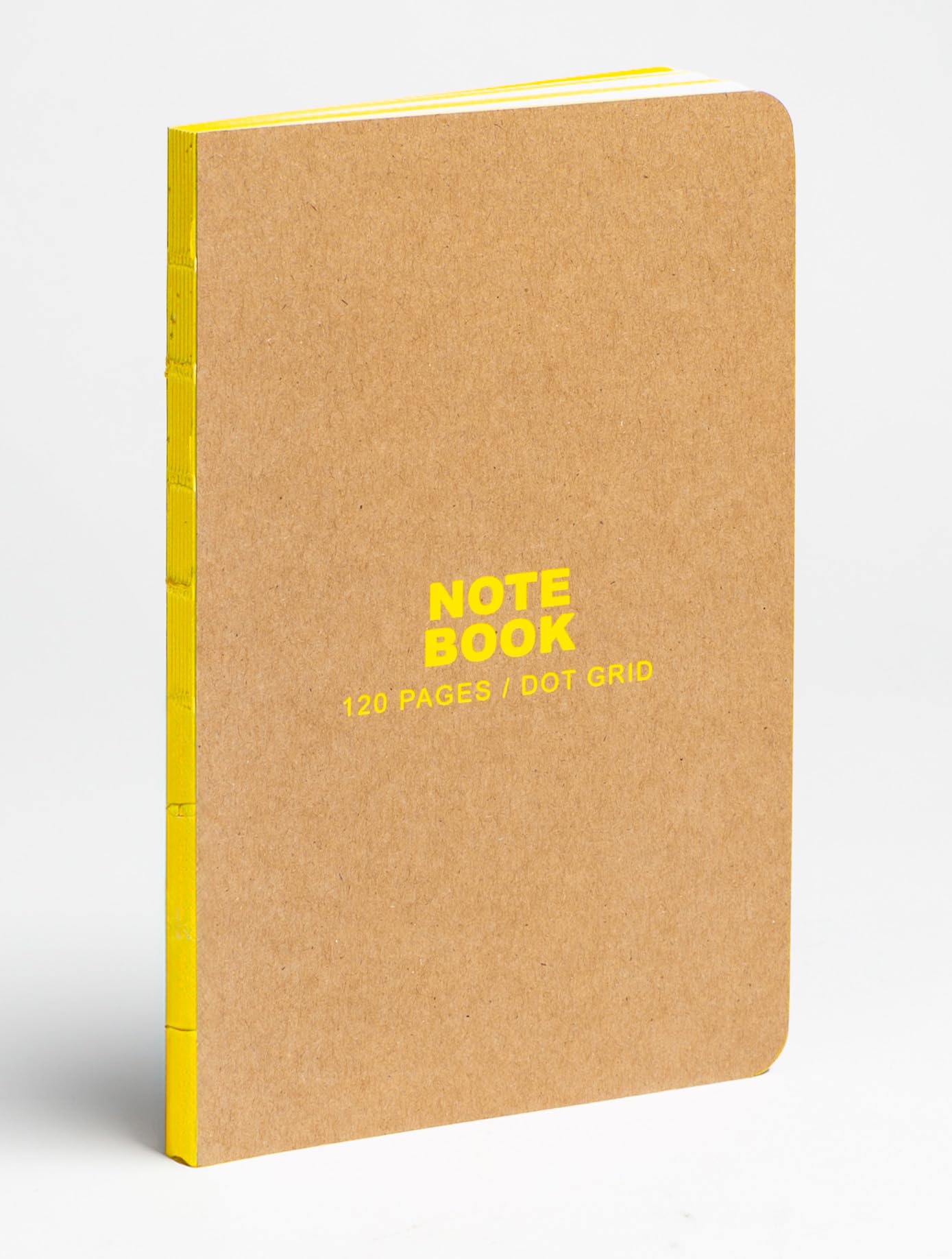 Kraft and Yellow Small Bullet Journal: Dot Grid Paper (Kraft Series)