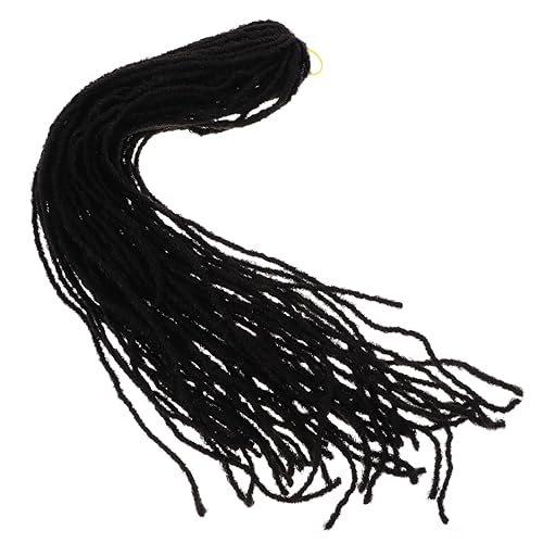 Natural Dreadlock Felt Mohawk Wig Braid Extensions Unisex Hip-hop Style