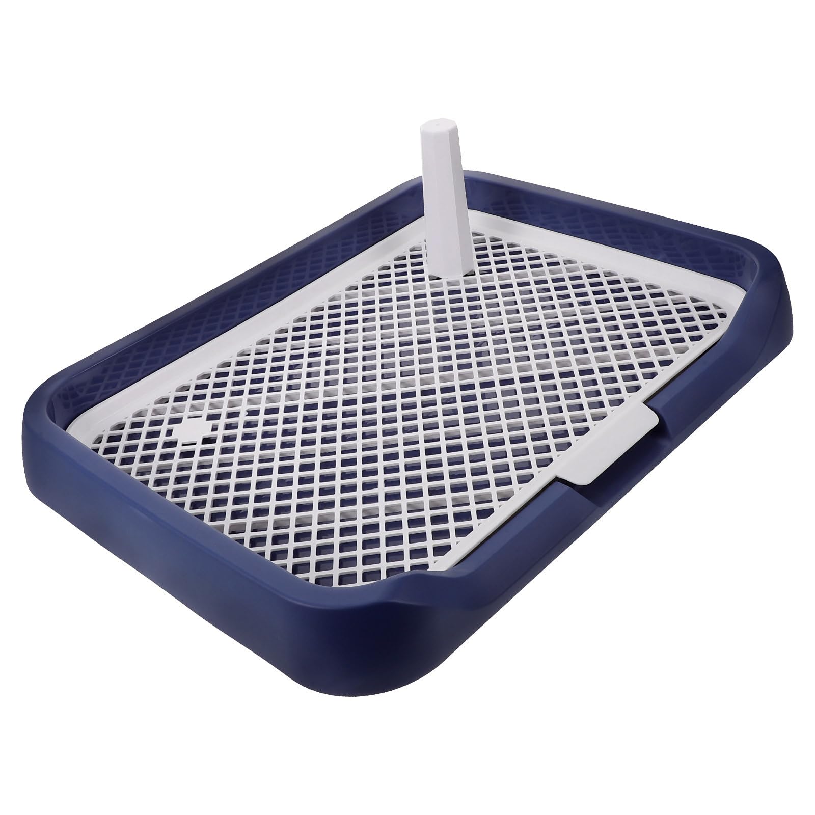 Toilettes pour chiens bleu en plastique grand format pour chiots et dressage intérieur
