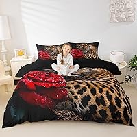 Vista 25 de Juego de ropa de cama con dinosaurios para niñas tamaño individual, lindo juego de funda de edredón rosa y morado con dinosaurios de dibujos