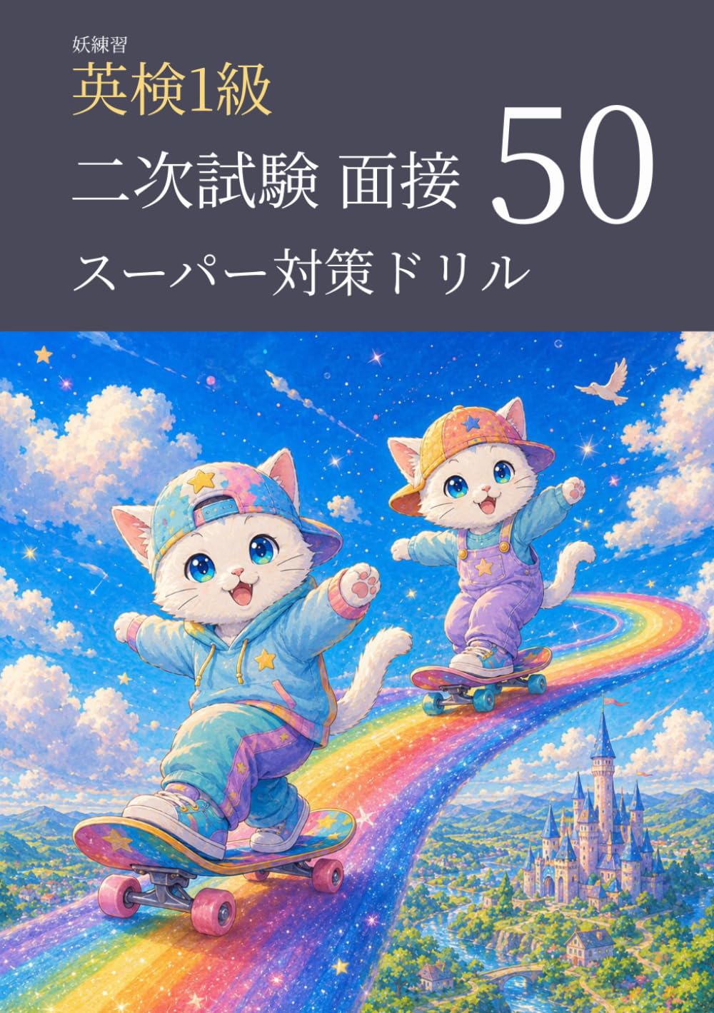 妖練習 英検1級 二次試験 面接 スーパー対策ドリル 50 (英検1級マスターシリーズ)
