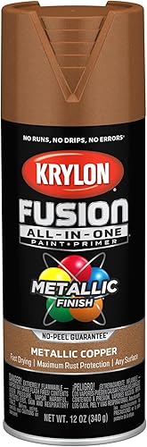 Vista 95 de Krylon Fusion All-In-One K02705007- Pintura en aerosol para uso en interiores y exteriores, transparente brillante, 12 onzas (paquete de 2)