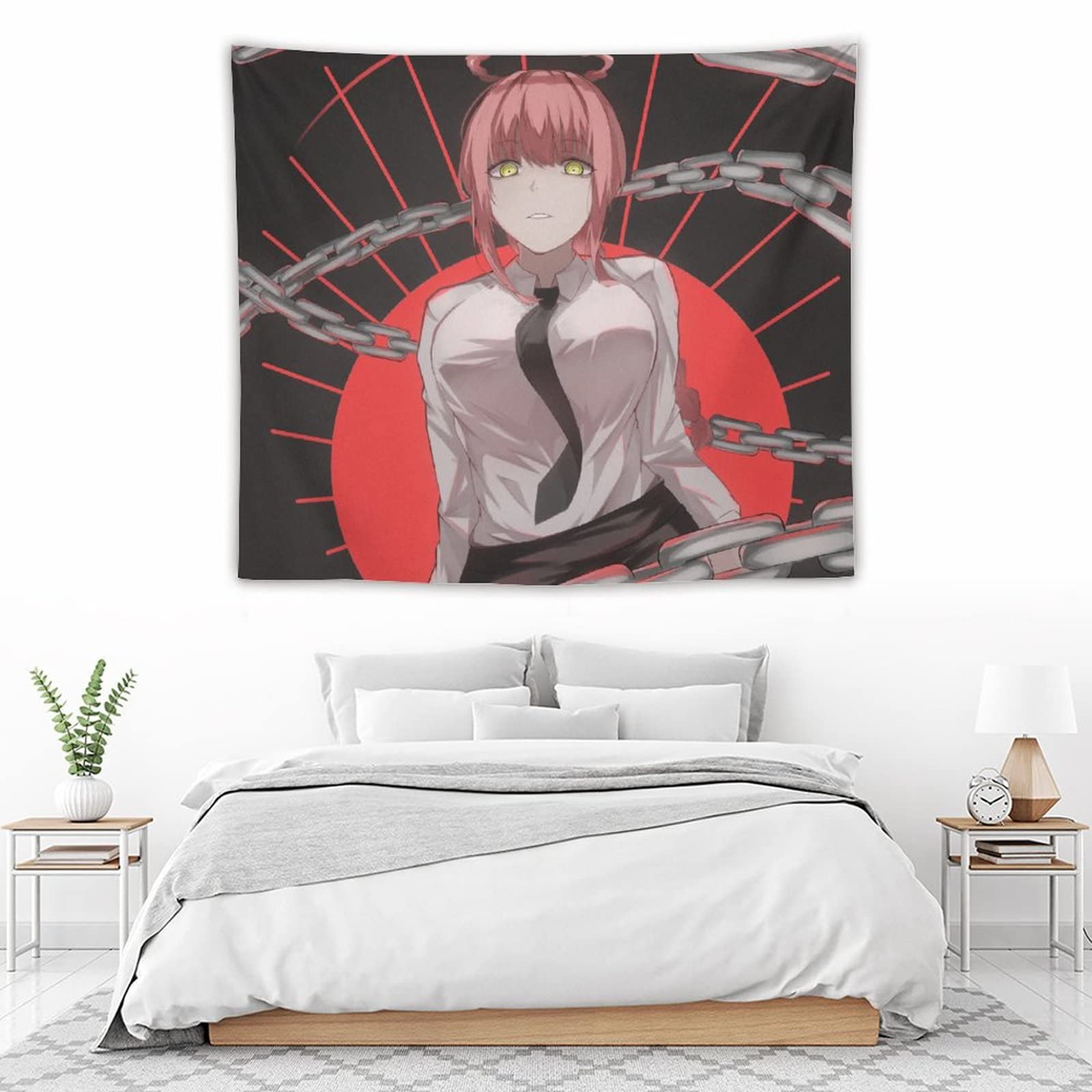 Amazon.co.jp: チェンソーマン マキマ タペストリー かわいいアニメ柄