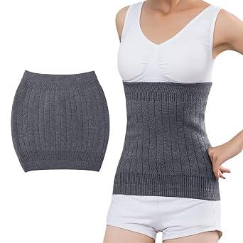 1 Piece Of Thermal Belt, Knitted Cashmere Belt, Elastic Belt, Cold-Proof Waist And Abdomen Warmer, Soft Plastic Belt