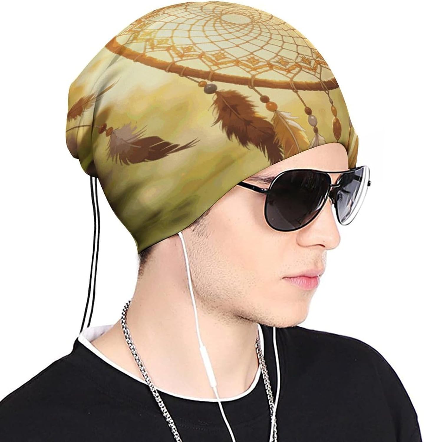 Dream Catcher Neck Gaiter Face Mask for Men And Women Breathable Dustproof Face Cover Scarf for Outdoor Sports Sun Protection Bandana for Fishing Hiking