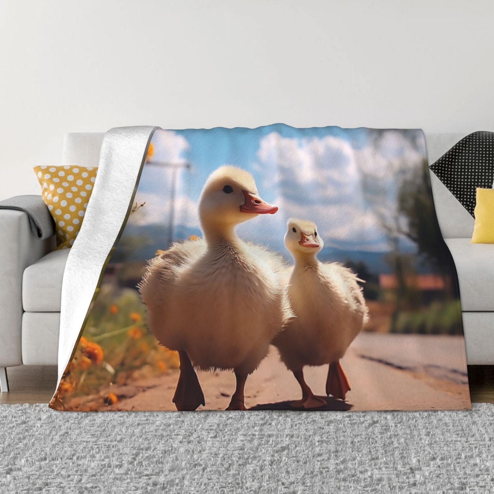 Couverture en flanelle douce toutes saisons 152x127