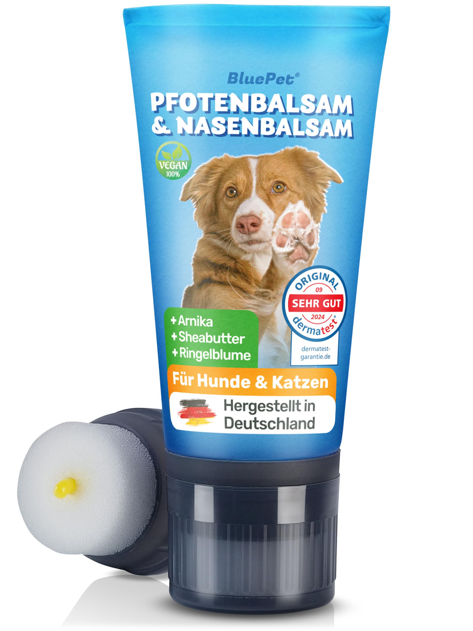 Hundenasen-Sonnenschutz Balsam SPF25 – Mit Sheabutter & Kokosöl, Schützt Vor UV-Strahlen Und Trockenen Nasen