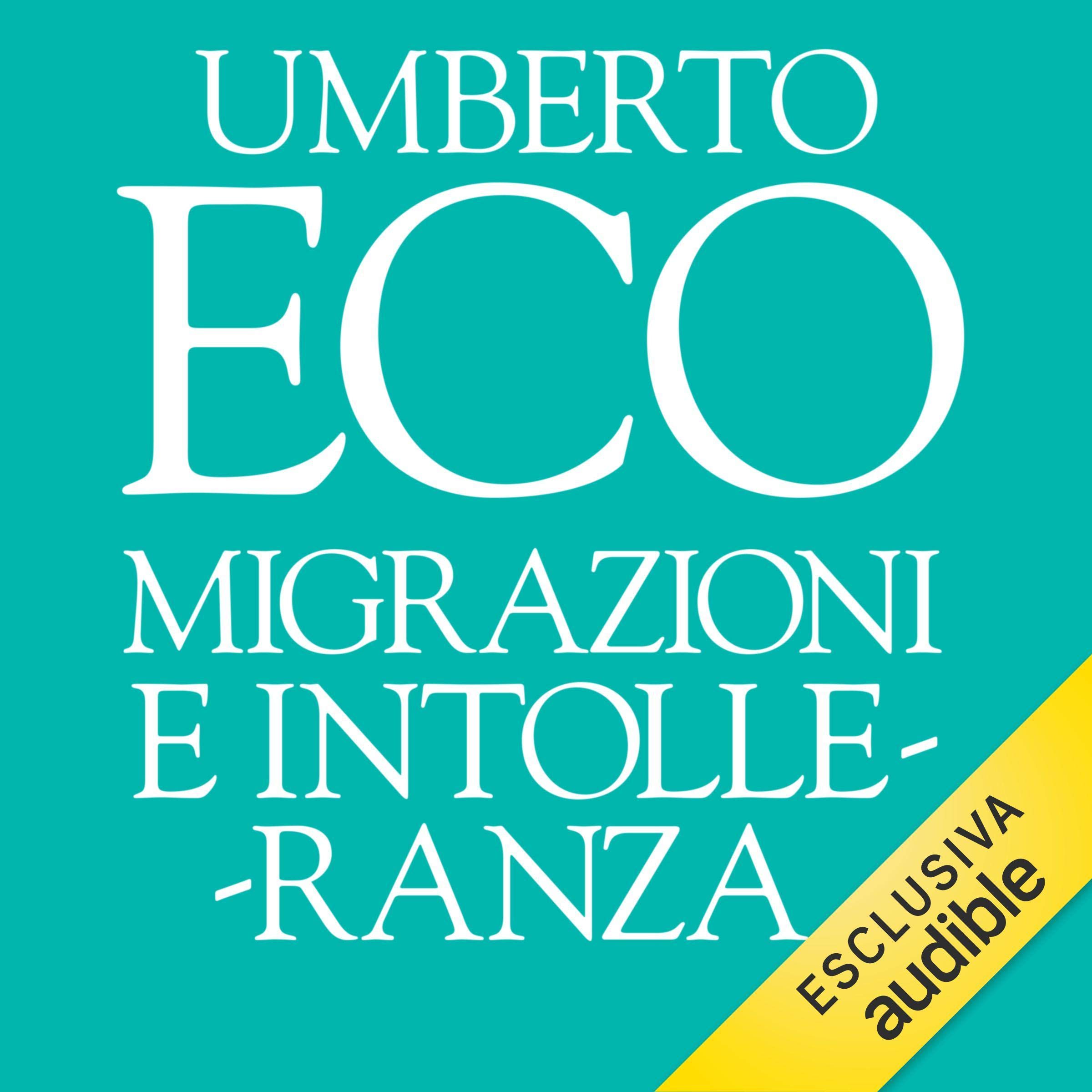 Cover art for Migrazioni e intolleranza