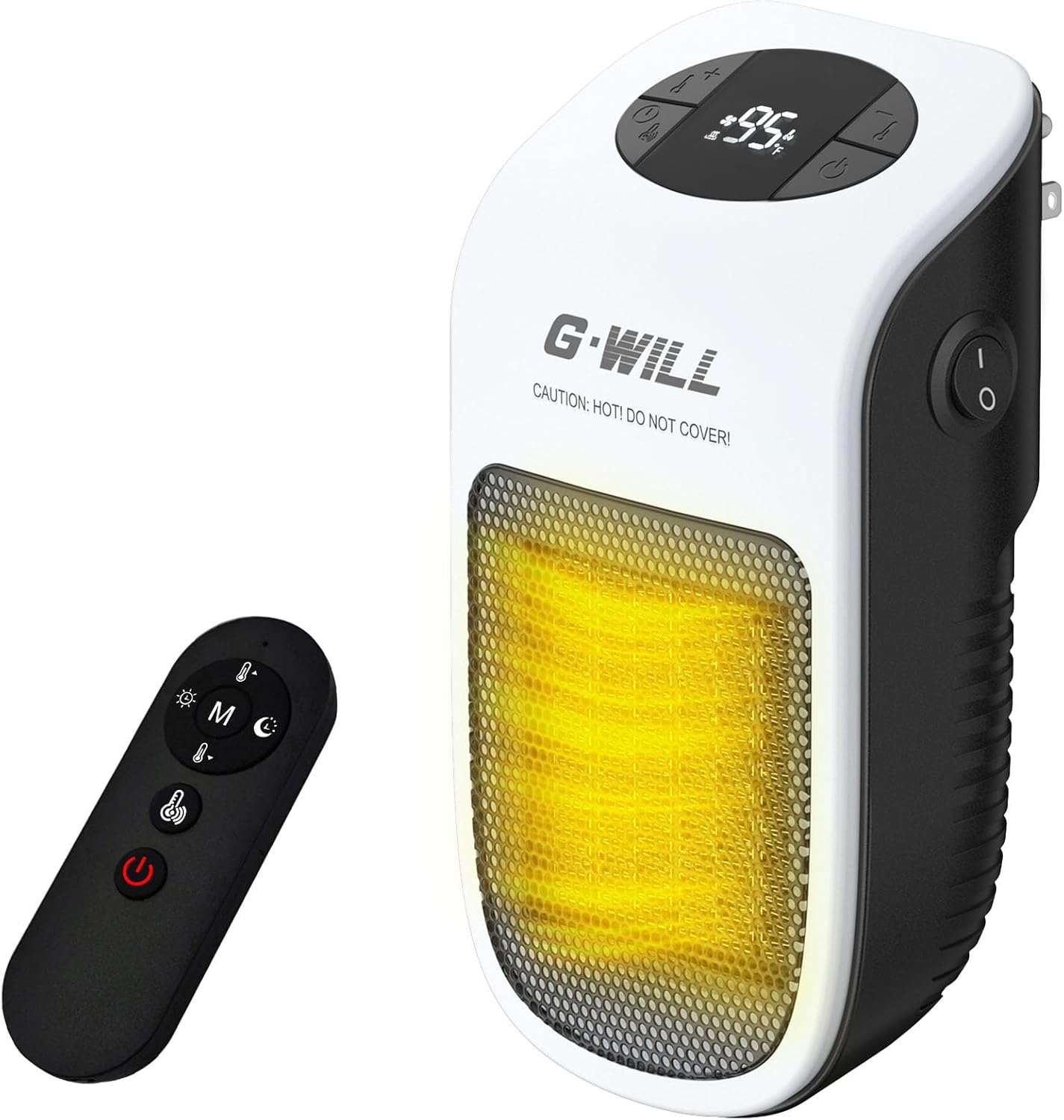 Calefactor Eléctrico Portátil Cerámico PTC 600W 120V