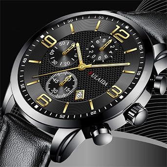 Digital Watches for Men Case Belt Quartz Analog Wrist Watch Fprw100