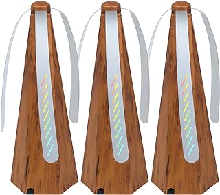 3 PCS Fly Fan for Tables Fan Fly Portable Wood Grain Table Fan,for Outdoor