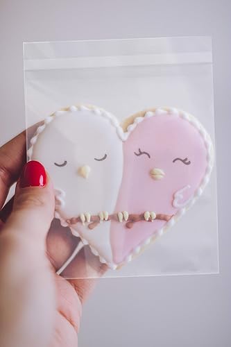 Miniatura 9 de Bolsas de celofán transparentes con cierre autoadhesivo para envolver regalos, recuerdos, galletas, fotos y productos