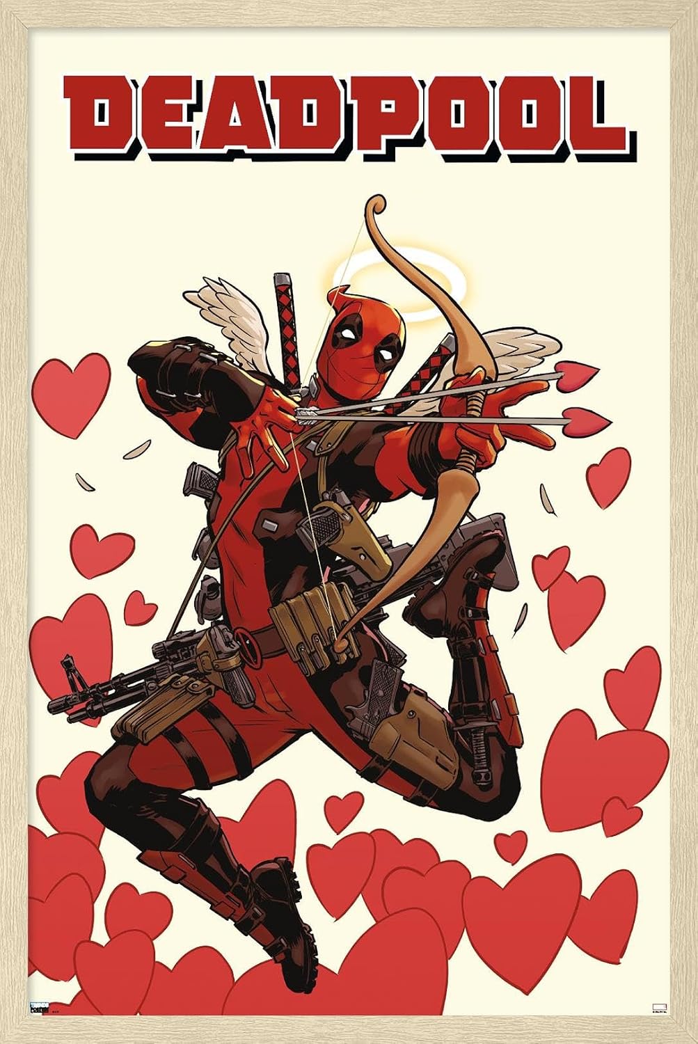 Marvel Comics Deadpool - Cupid Wall Poster, 34L" x 22.4W", Premium Unframed Version