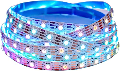 Miniatura 7 de WS2815 Tira de LED RGB direccionable individualmente (actualizado WS2812B) 16.4ft 150Pixels Smart Flexible Dream Luz LED de doble señal a todo color