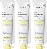 Vista 14 de Pasta dental sin flúor Boka - Nano hidroxiapatita, remineralizante, para dientes sensibles, blanqueadora - Recomendada por dentistas para cuidado