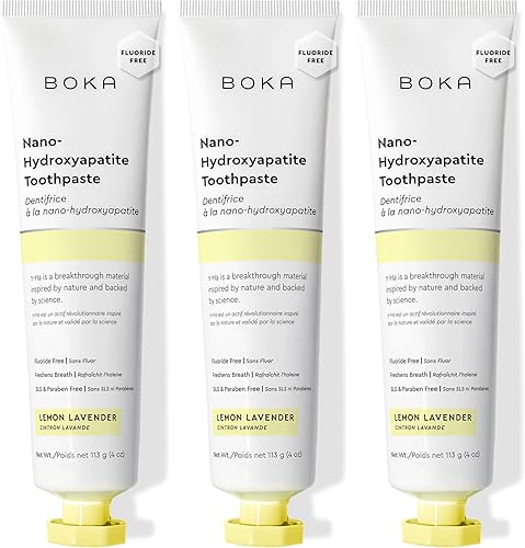 Miniatura 114 de Boka Pasta de dientes sin flúor, pasta de dientes nano hidroxiapatita, adecuada para dientes sensibles, para adultos y niños, cuidado bucal