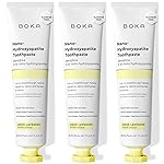Boka Fluoride Free Toothpaste, Nano Hydroxyapatite Toothpaste, Appropriate for Sensitive Teeth - for Adult, Kids Oral Care - Lemon Lavender Flavor, 4 Fl Oz 3Pk US Manufactured