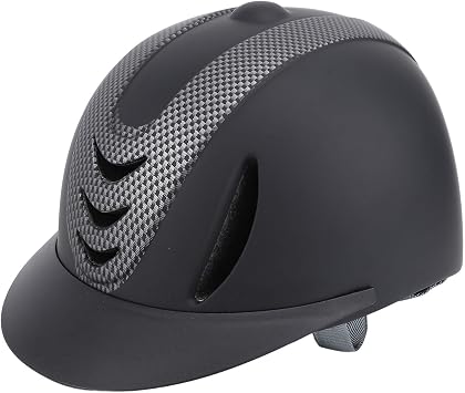Bnineteenteam Adjustable Equestrian Helmet Kids Riding Hat Horseback Helmet Lightweight Breathable Shock Absorbing with Removable Lining for Children