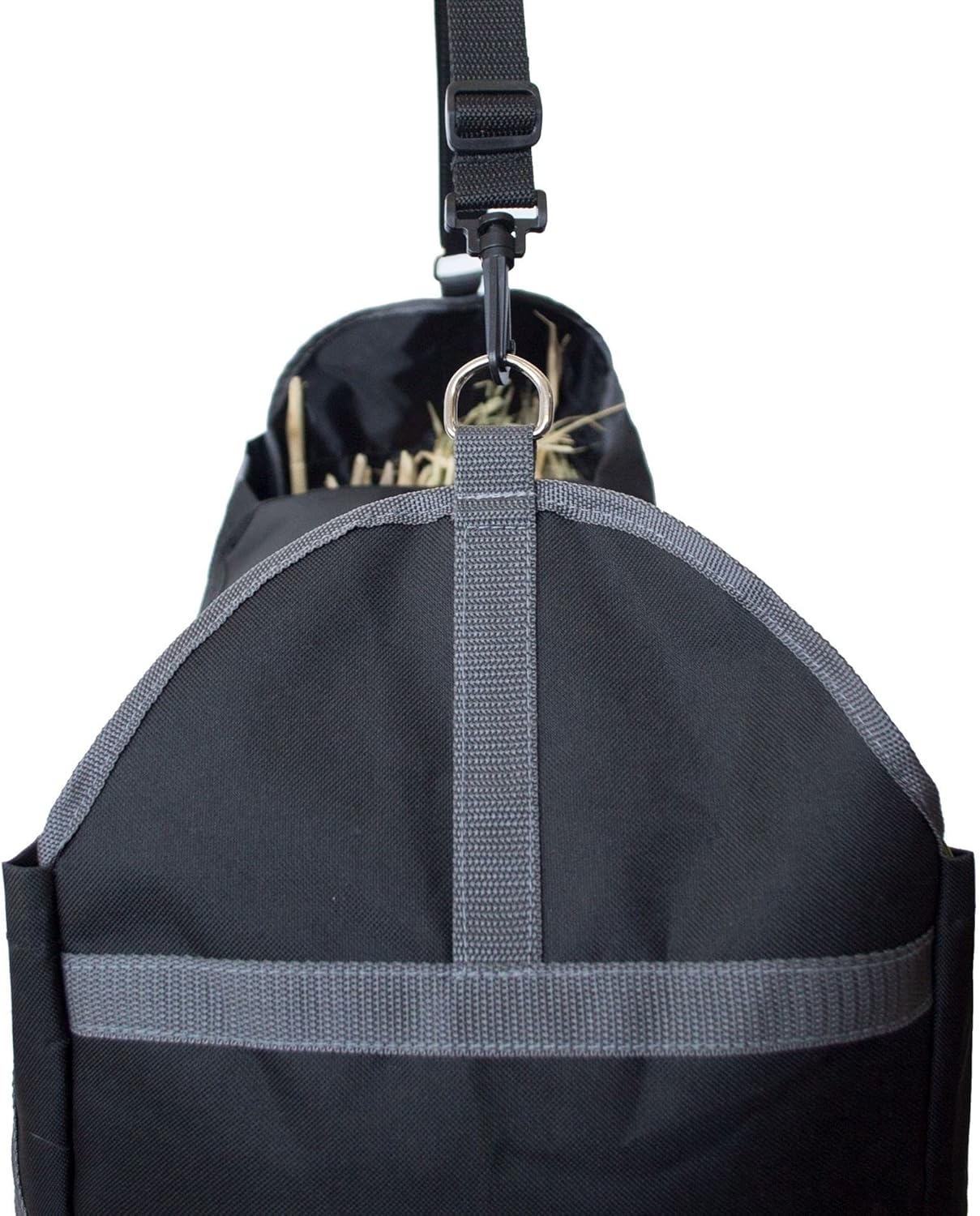 PANJAZE Leather Slow Feed Hay Bag, Hay Bags, Horse Hay Bags Multi- Lattice Hay Bags Horse Feeding Bags Equestrian Supplies (Color : A) : Pet Supplies