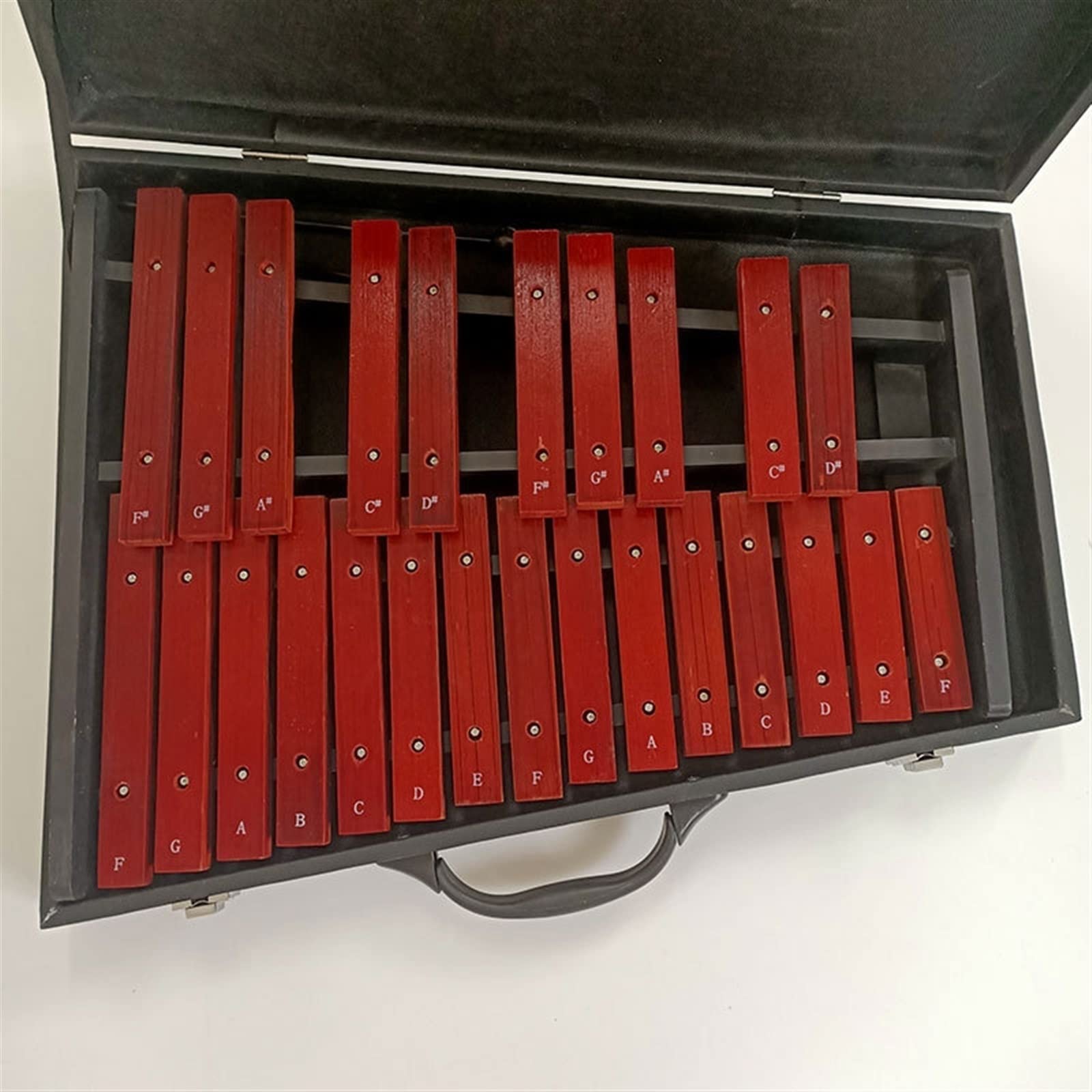 Strumento a percussione per xilofono a 25 Toni per insegnamento della Musica per Pianoforte in Scatola di Alluminio xilofone Musical