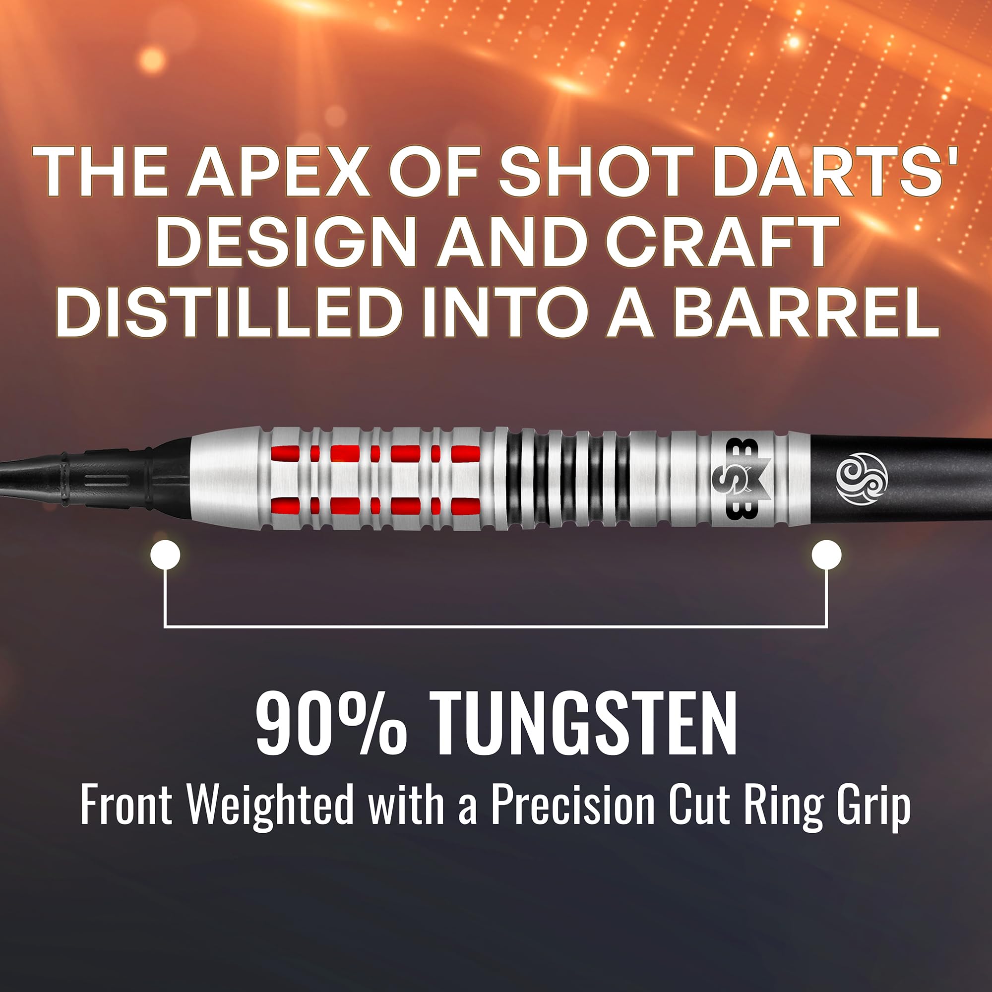 Shot Soft Darts Michael Smith Bully Boy Believe 90% Tungsten Softtip Darts Softdart Hochwertige Tungsten Dartpfeile Set mit Schäften und Flights Made in Neuseeland
