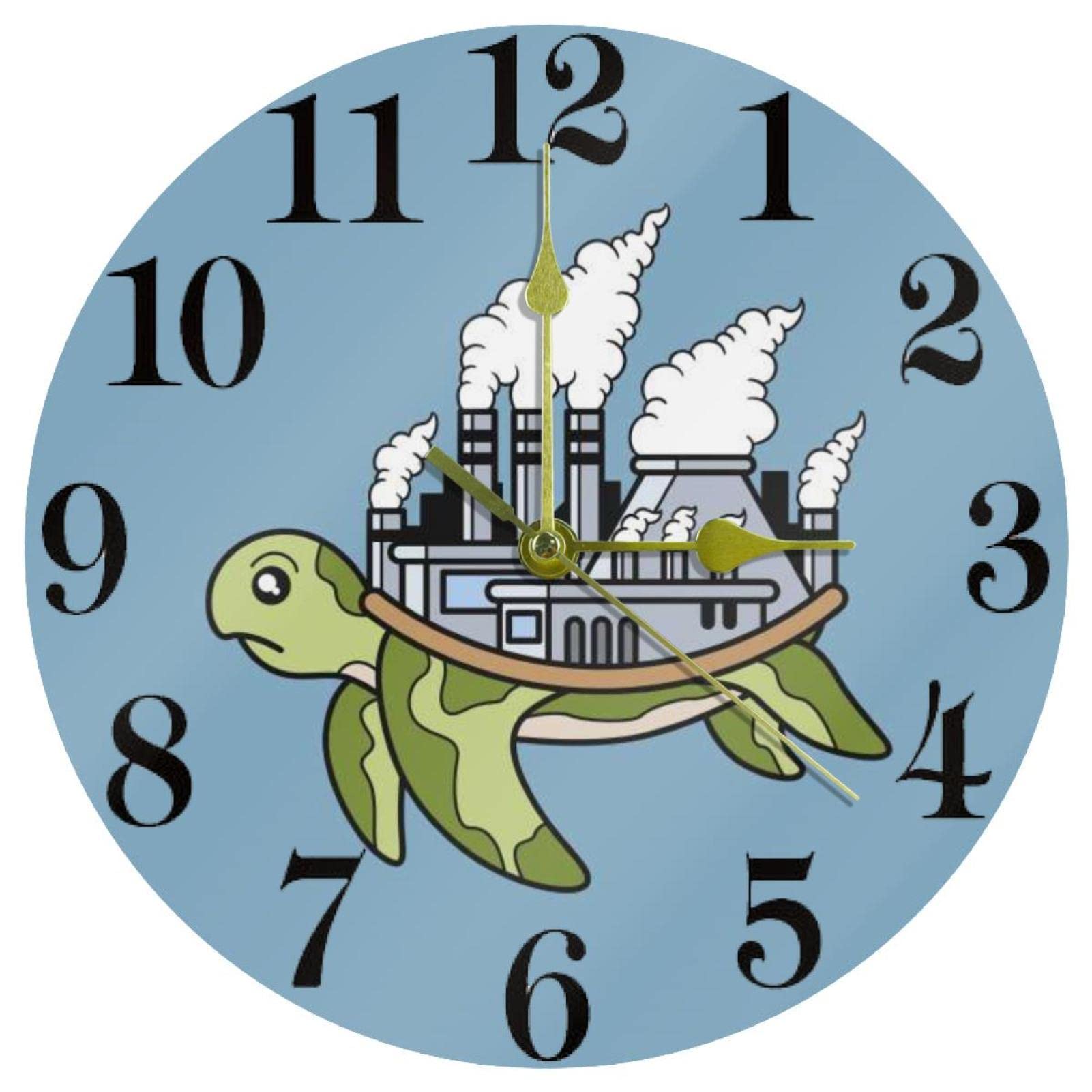 Horloge tortue sans tic-tac silencieuse résolvant les problèmes de sommeil