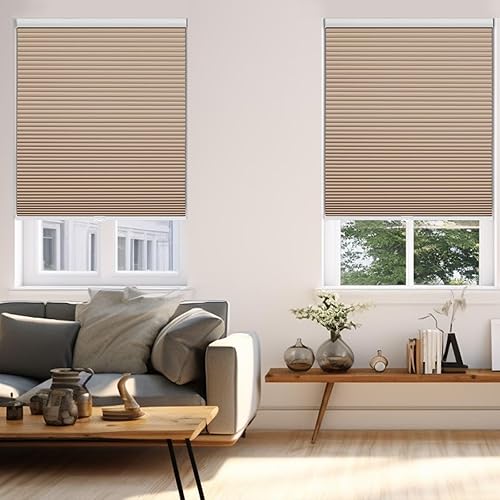 Miniatura 9 de Changshade CEL34TP72A - Persiana opaca para instalación sin herramientas, para dormitorio, cocina, habitación de los niños, baño, oscurecimiento de