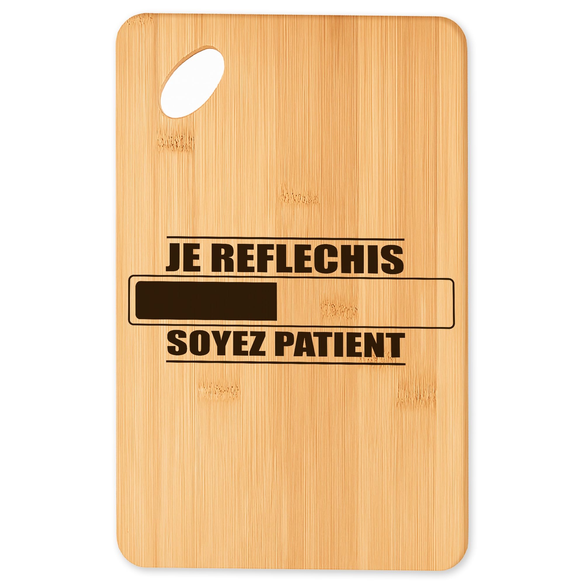 Planche à découper Geek en bambou et plateau apéro original pour vos soirées