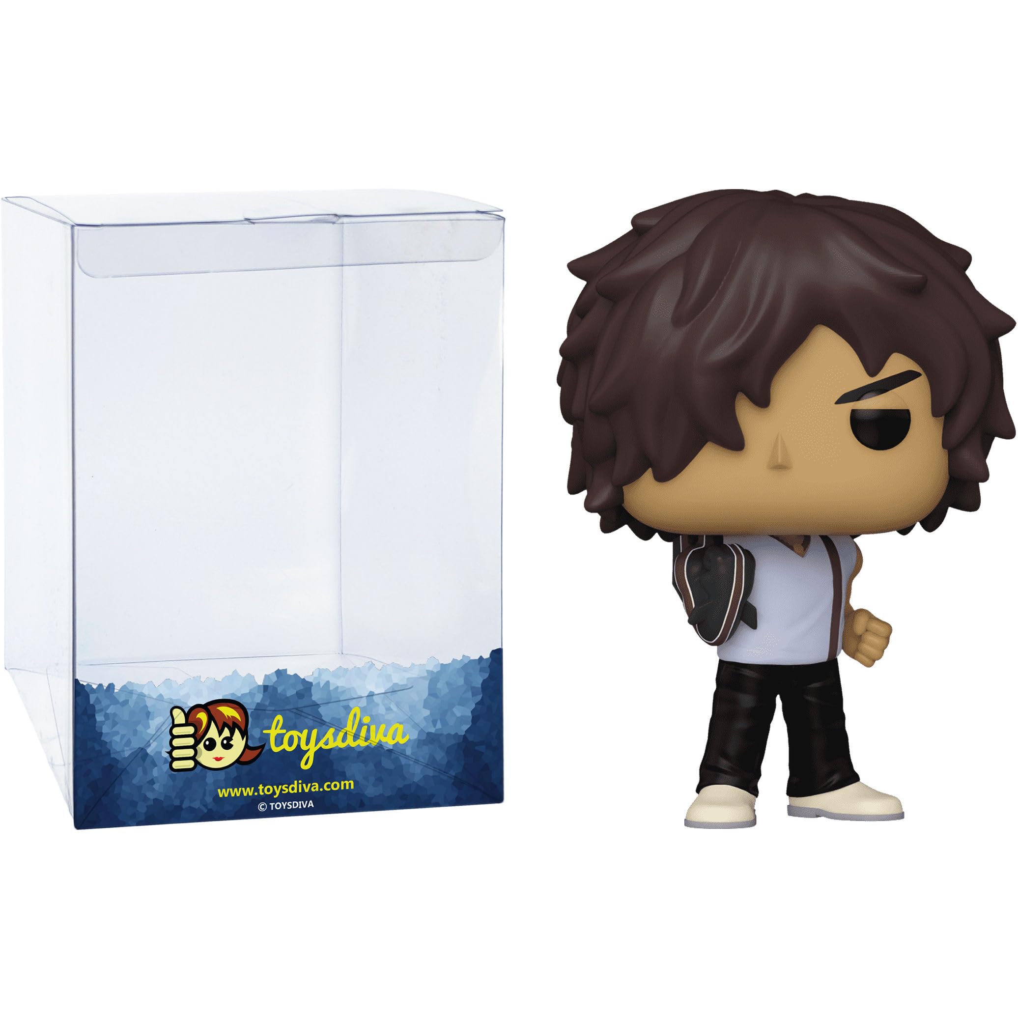 Funko Yasutora Sado [Chad]: P o p ! Animation Vinyl Figurine Bundle with 1 Compatible Graphic Protector (1614-75511 - B)