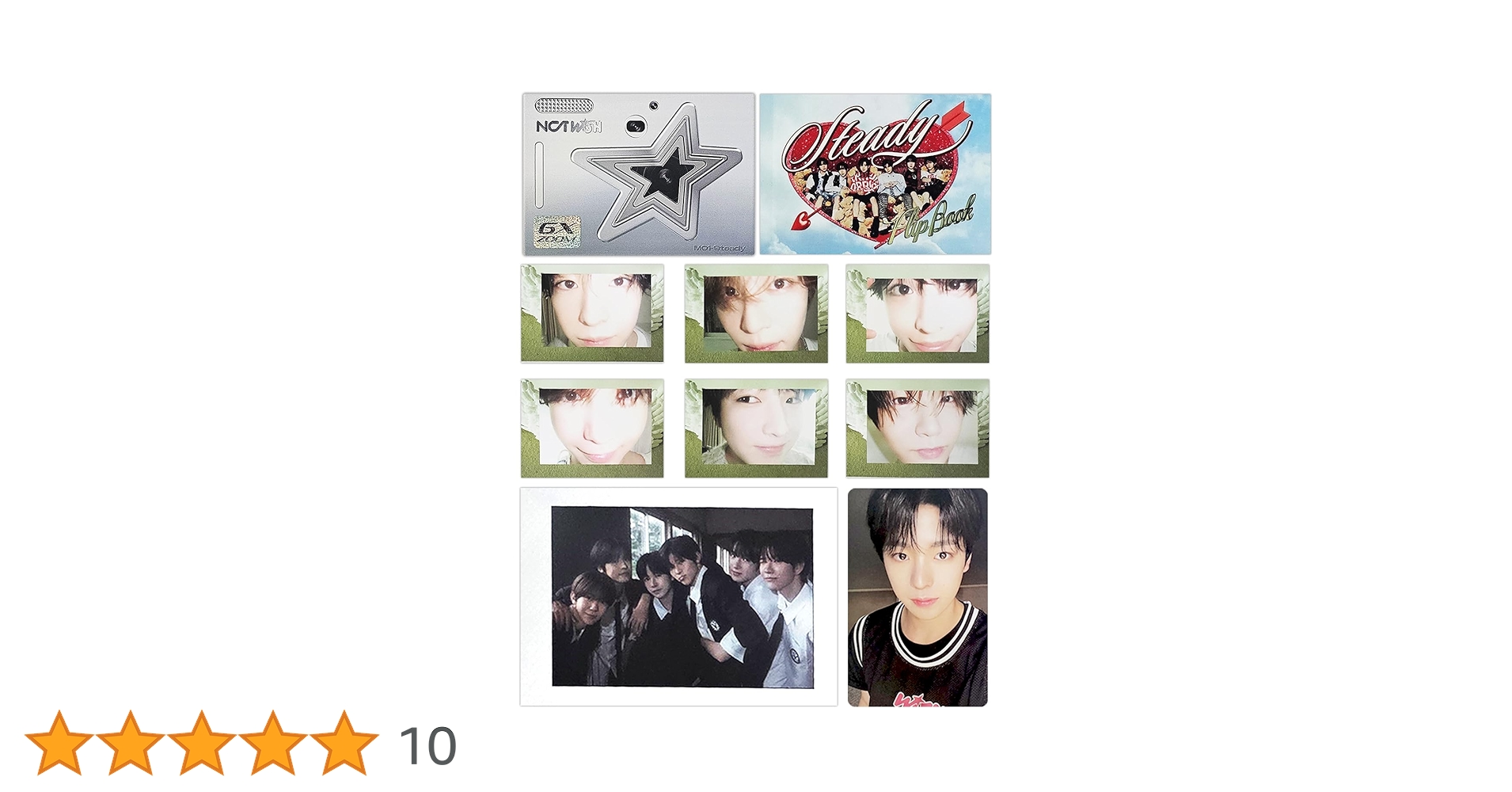 NCT WISH - 1st Mini Album [Steady] (QR Ver.) Package Box +