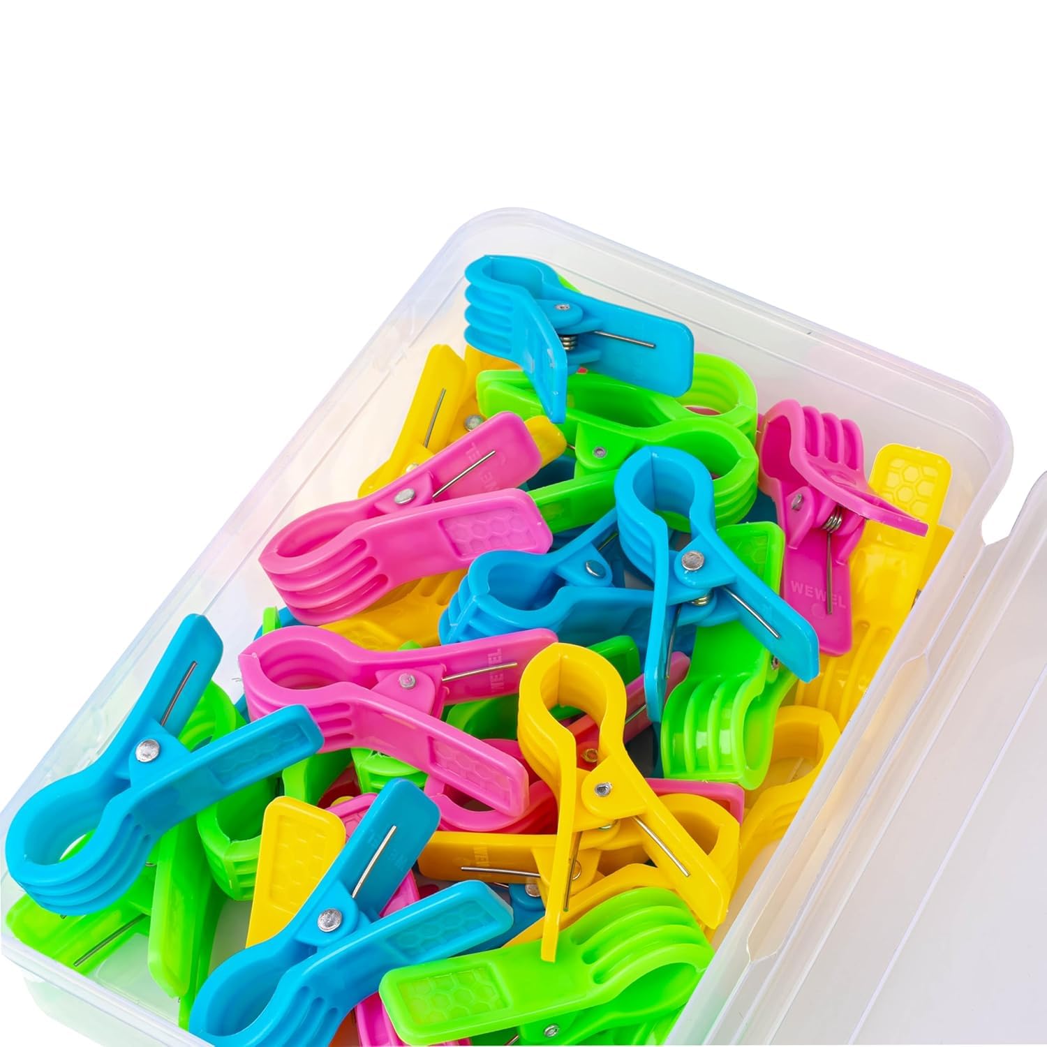 Durable 24 Cloth Clips for Drying Clothes – Strong & Durable Clothes Pins for Indoor & Outdoor Use, Hanging & Organizing, No Storage Box-image-31