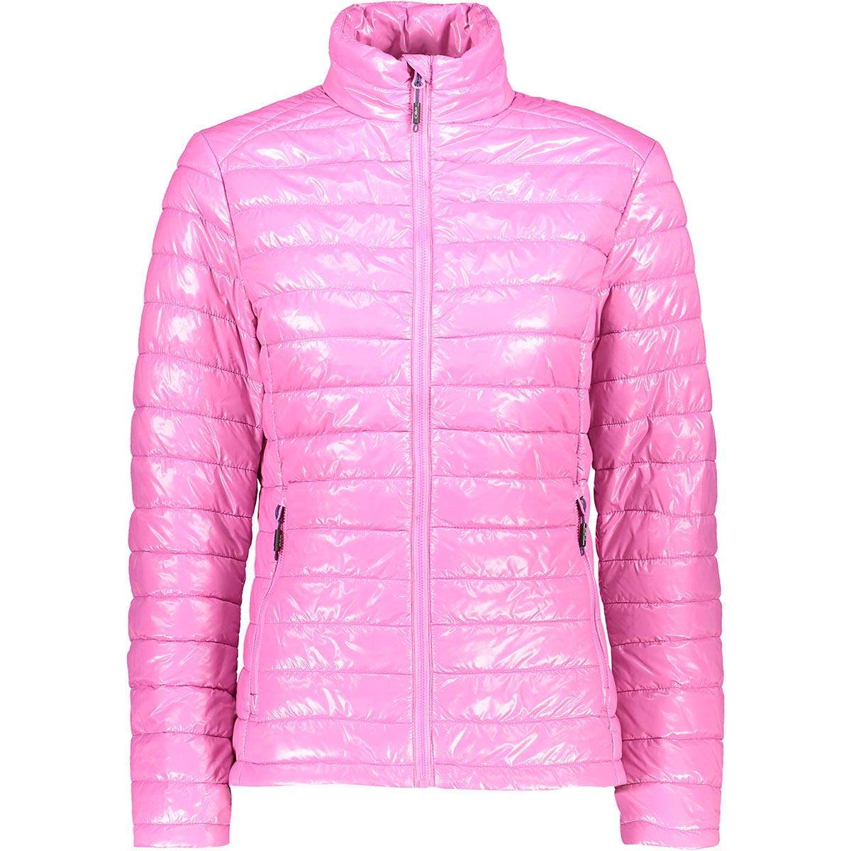 Chaqueta acolchada impermeable de acabado brillante CMP para mujer 3